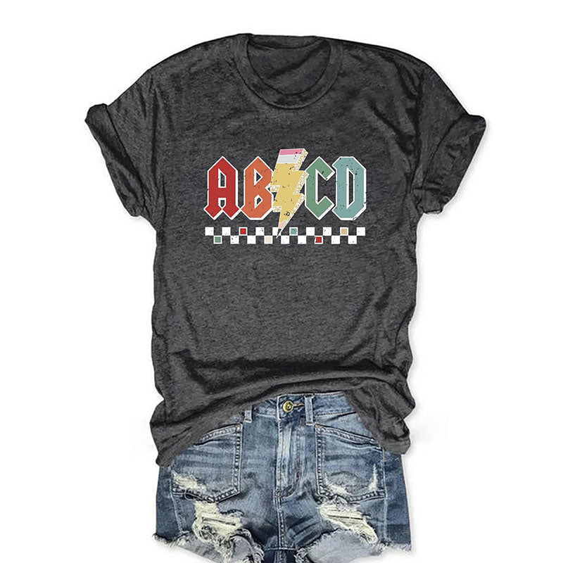 T-shirt professeur Abcd
