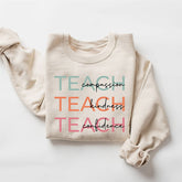 Sweat-shirt pour professeur de compassion, de gentillesse, de confiance