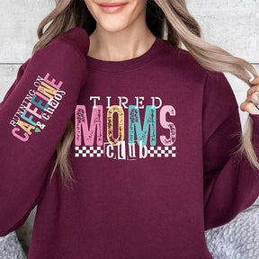 Sweat-shirt Fatigué Mama Club Funny Mom