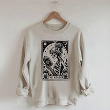 Le sweat-shirt de l’amant du livre de cartes de tarot squelette