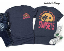 T-shirt Pour toujours à la poursuite des couchers de soleil