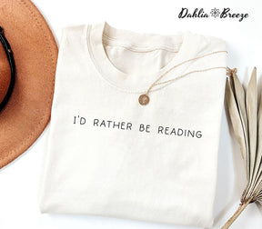 Je lirais plutôt Bookish Crewneck T-shirt