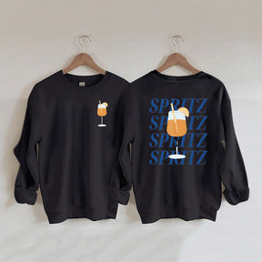 Spritz Letter Print Sweatshirt