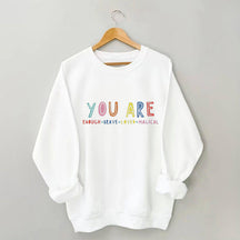 Du bist genug Sweatshirt