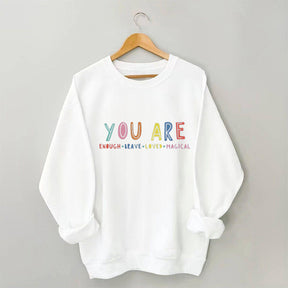 Du bist genug Sweatshirt