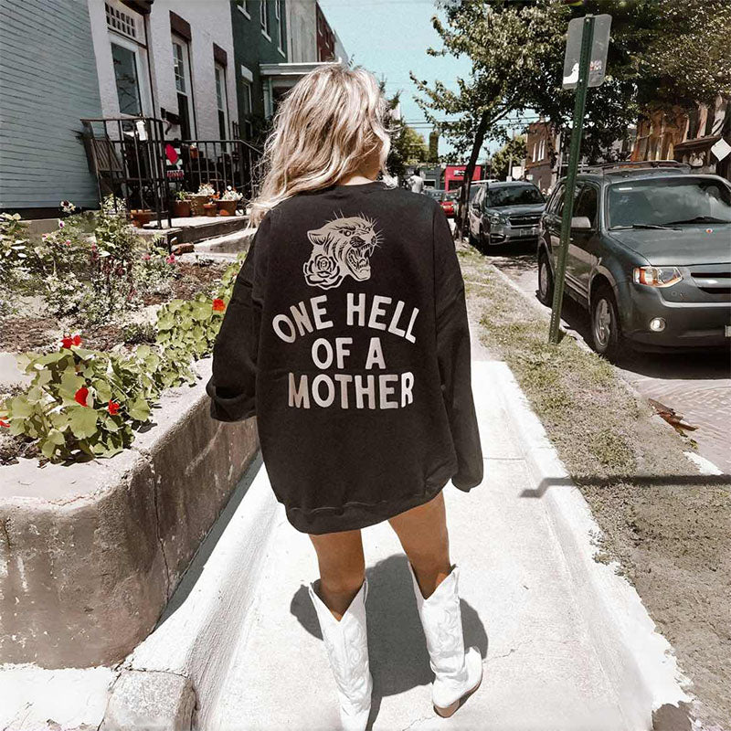 Un enfer d’une mère Sweat-shirt maman tendance