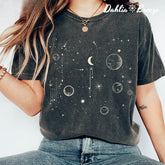 T-shirt esthétique d’astronomie de lune
