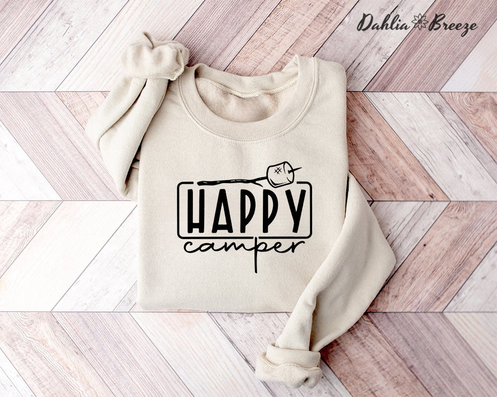 Sweat-shirt Happy Camper