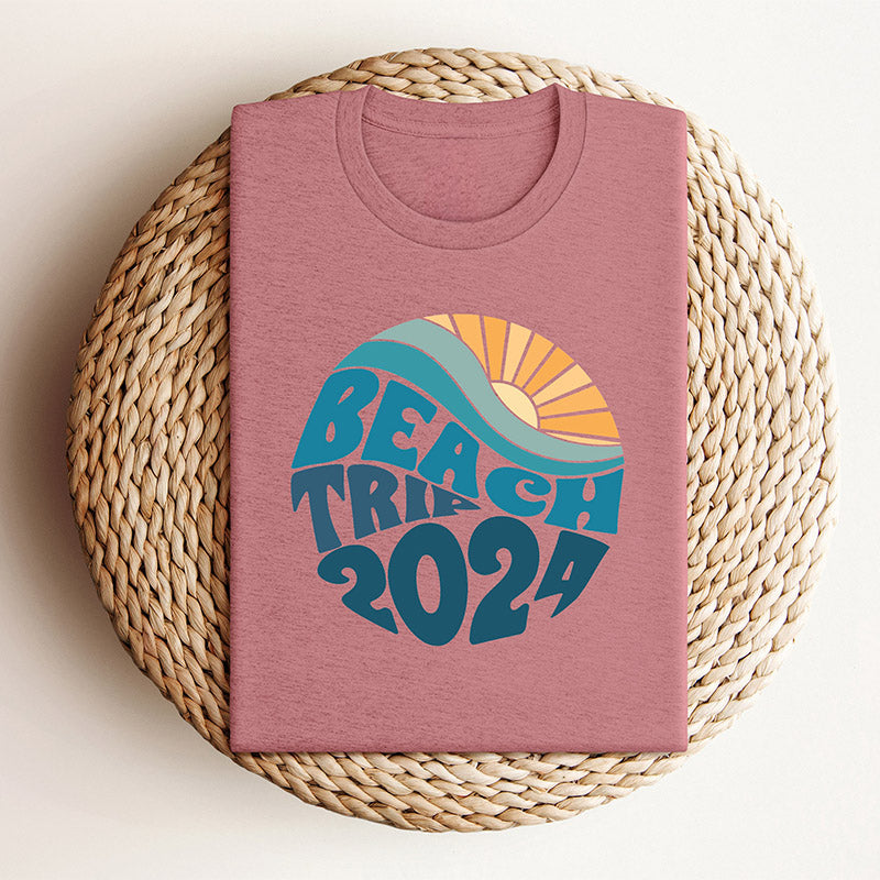 T-shirt d'été de vacances à la plage
