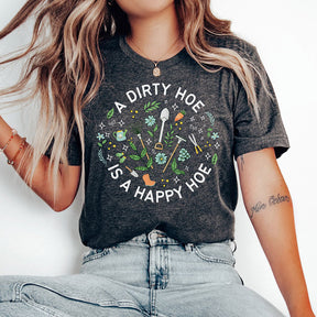 Un T-shirt Dirty Hoe est un amoureux des plantes Happy Hoe