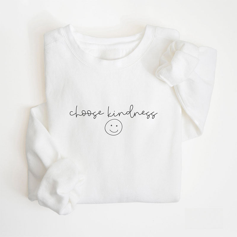 Wählen Sie ein Kindness-Sweatshirt mit Rundhalsausschnitt