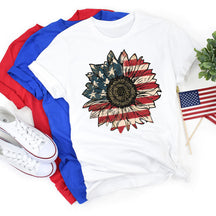 T-shirt Tournesol Amérique
