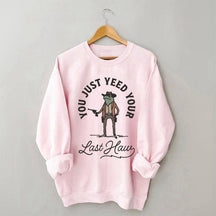 Funny Frog Cowboy Sweatshirt