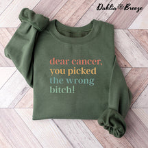 Cher Cancer, vous avez choisi le mauvais sweat-shirt de chienne