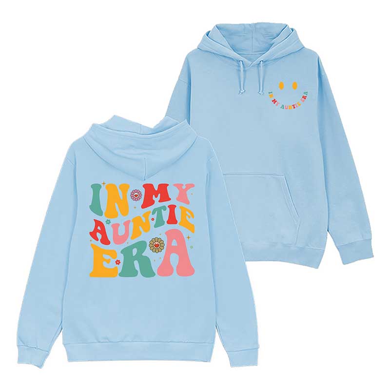 Dans mon sweat à capuche de l’ère de tante