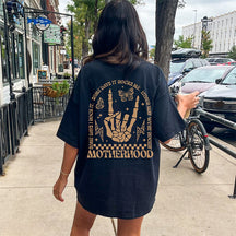 Certains jours, je le rock rétro maman T-shirt