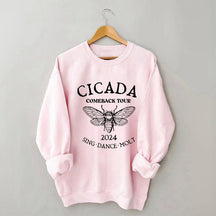 Sweat-shirt Drôle de concert de cigales pour amoureux de la nature