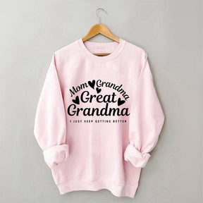 Sweat-shirt Maman Grand-mère Arrière-Grand-mère