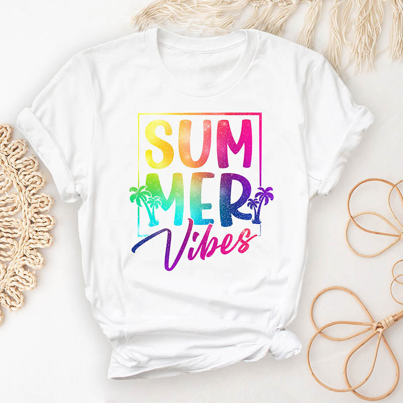 T-shirt de vacances tendance Summer Vibes