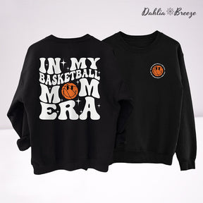Dans mon basket-ball Mom Era Sport Mom Crewneck Sweatshirt