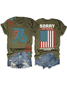 T-shirt Amérique du 4 juillet 1776