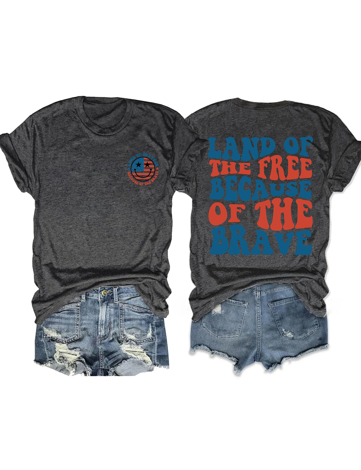 T-shirt America Land Of The Free grâce au courageux