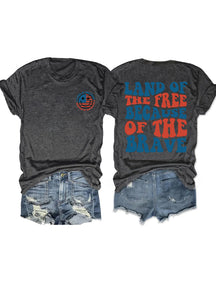 T-shirt America Land Of The Free grâce au courageux