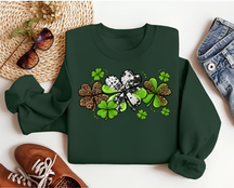 Kleeblatt-Herz-Sweatshirt
