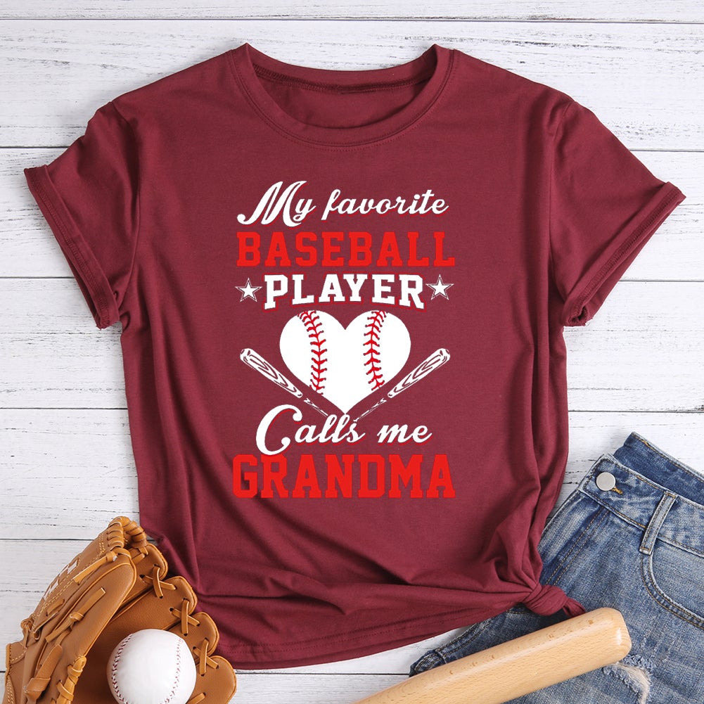 T-shirt de baseball grand-mère