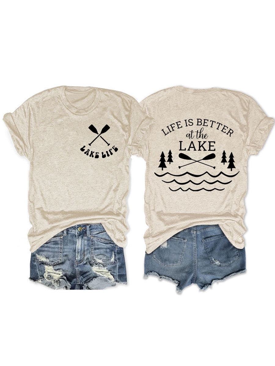 La vie est meilleure au lac T-shirt