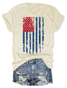 T-shirt drapeau américain
