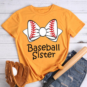 T-shirt sœur de baseball