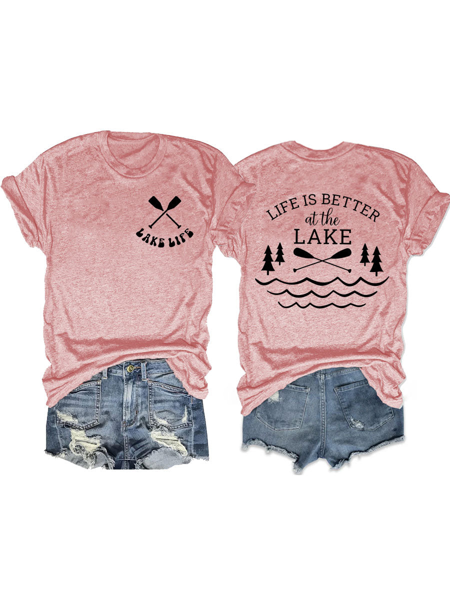 La vie est meilleure au lac T-shirt