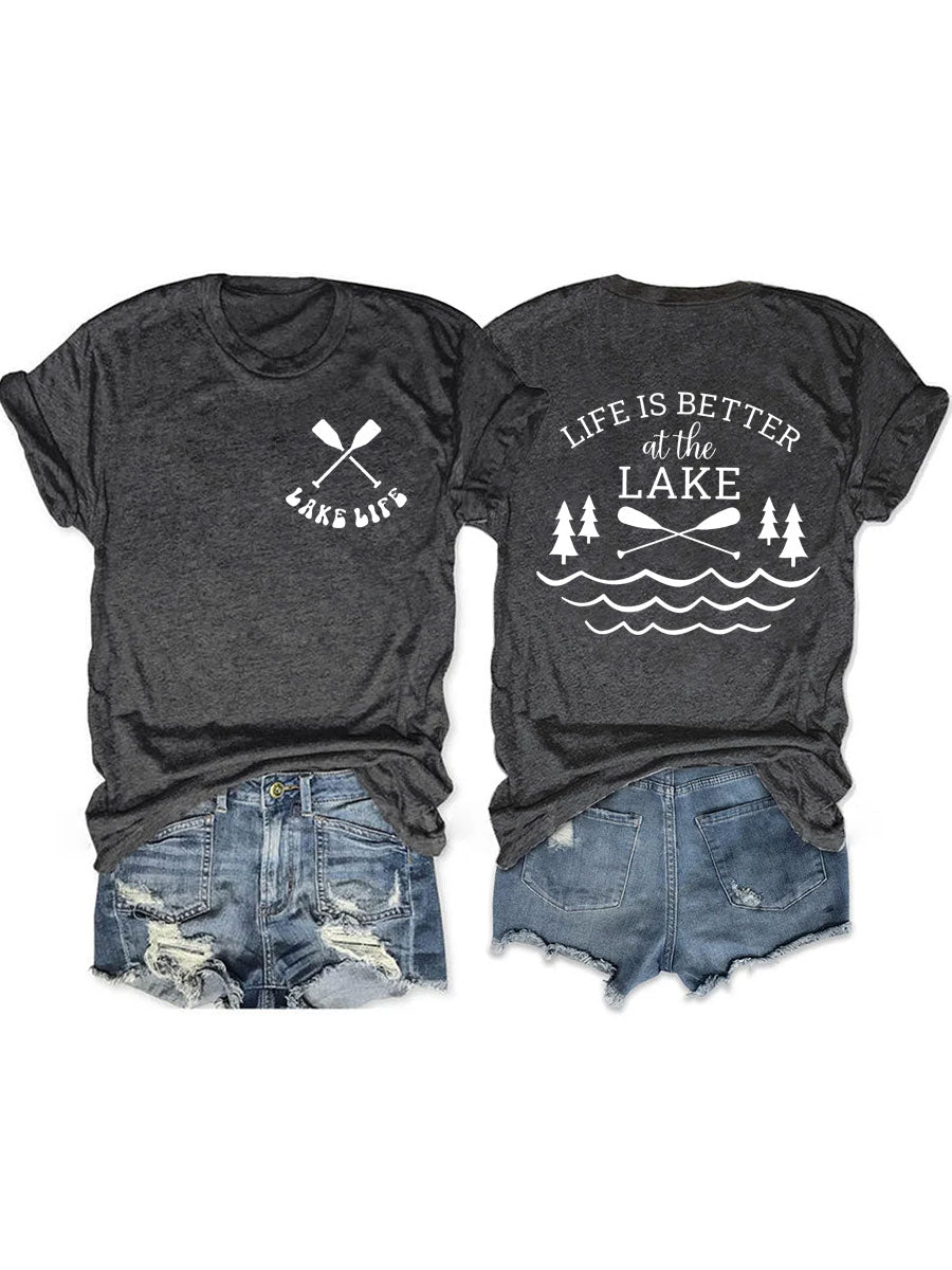 La vie est meilleure au lac T-shirt