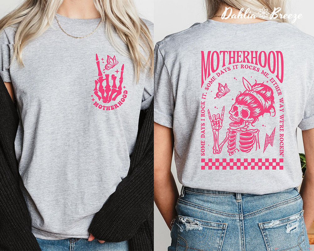 T-shirt maman rockeuse