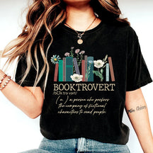 T-shirt pour les amoureux des livres Booktrovert
