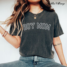 Garçon Maman Drôle Maman Crewneck T-shirt