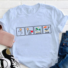 Je veux un t-shirt pour professeur de vacances d'été