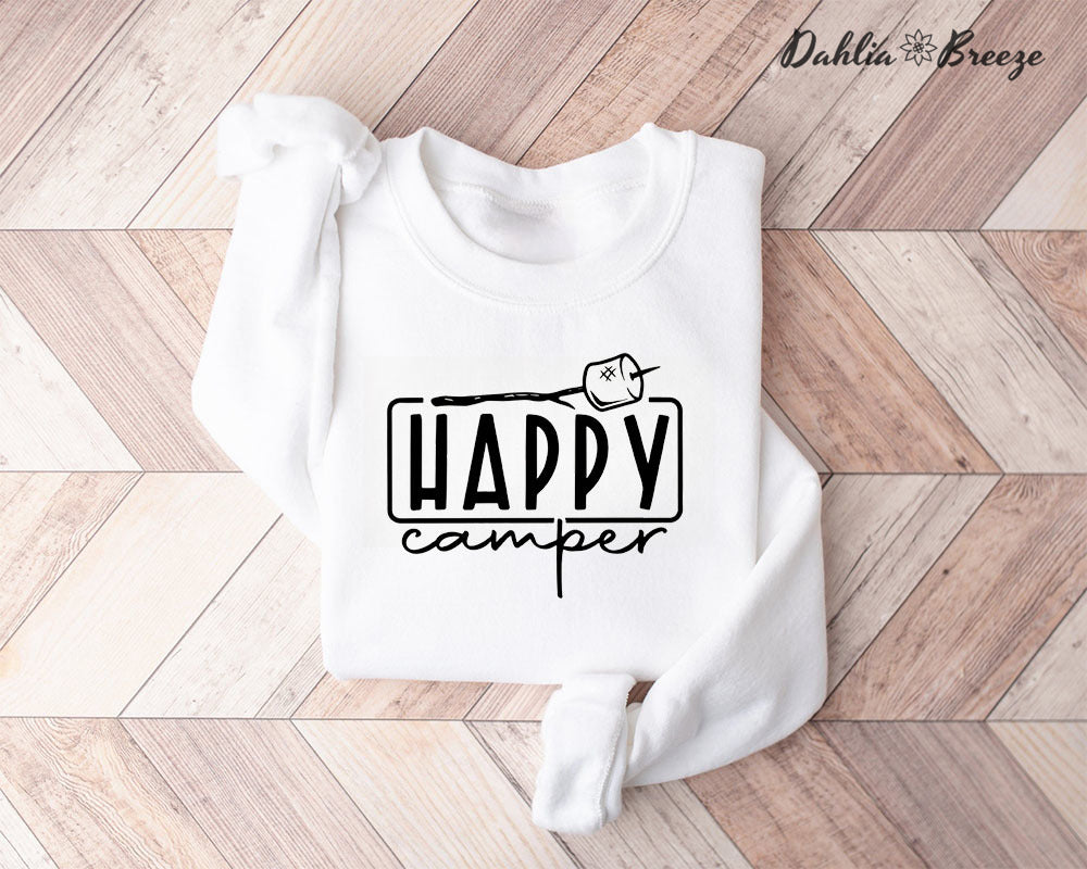 Sweat-shirt Happy Camper
