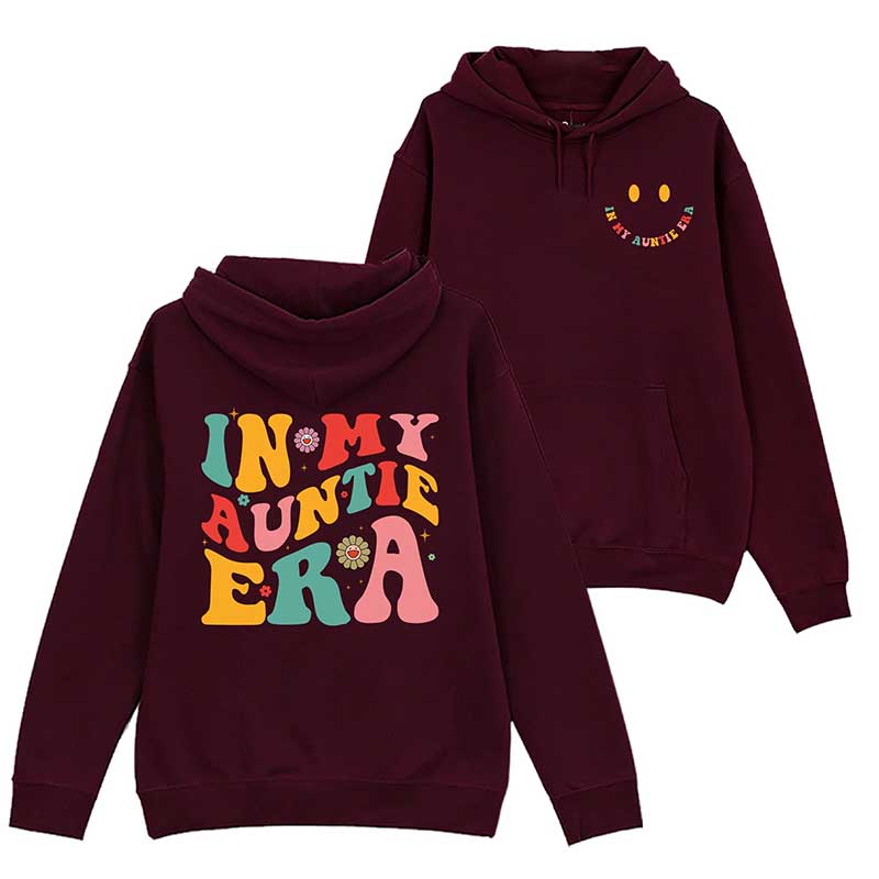 Dans mon sweat à capuche de l’ère de tante