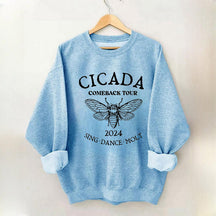 Sweat-shirt Drôle de concert de cigales pour amoureux de la nature
