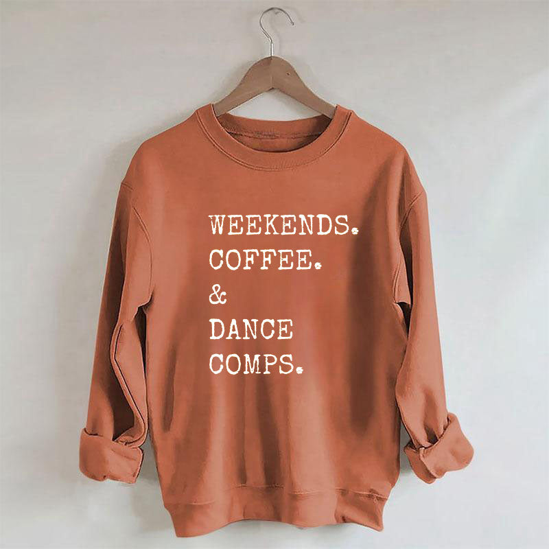 Sweat-shirt du concours de café et de danse du week-end