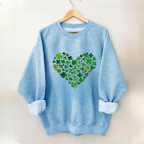 Clover Heart St. Patrick's Day Sweatshirt