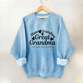 Sweat-shirt Maman Grand-mère Arrière-Grand-mère