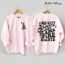 Camp Life - Sweat-shirt imprimé arbre de vie et lettres