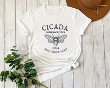 Le T-shirt de la tournée de retour des Cigadas