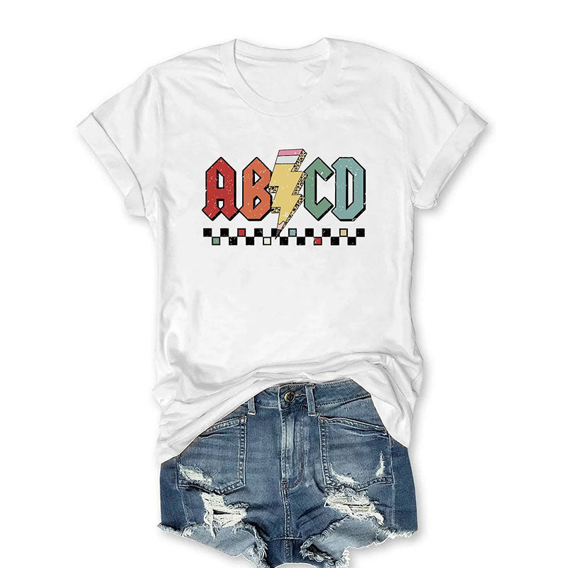 T-shirt professeur Abcd