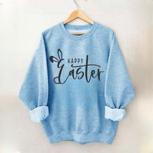 Sweat-shirt imprimé drôle de lapin de Pâques