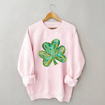 Sweat-shirt mignon trèfle à quatre feuilles de St Patricks