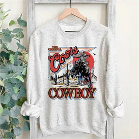 Sweat-shirt cowboy western Coors